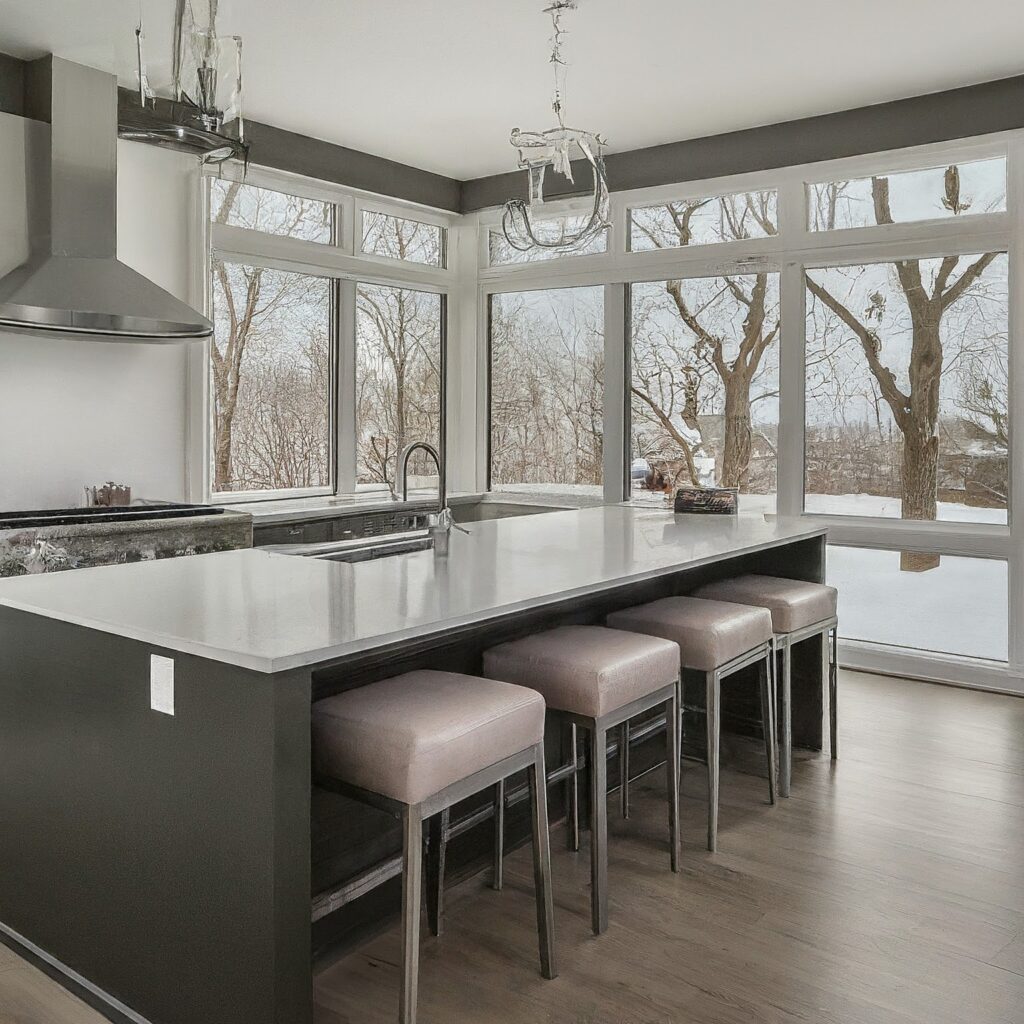 Contemporary kitchen remodel in Minnesota