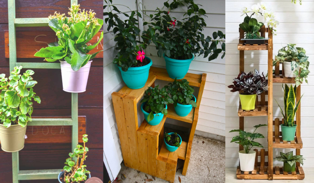 DIY Home Outdoor Plant Stands