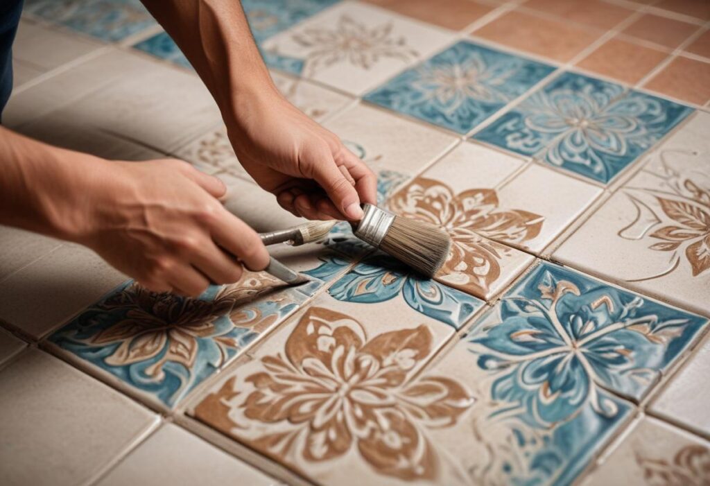 Painting Tile Floors & Avoid Peeling for a Long Time